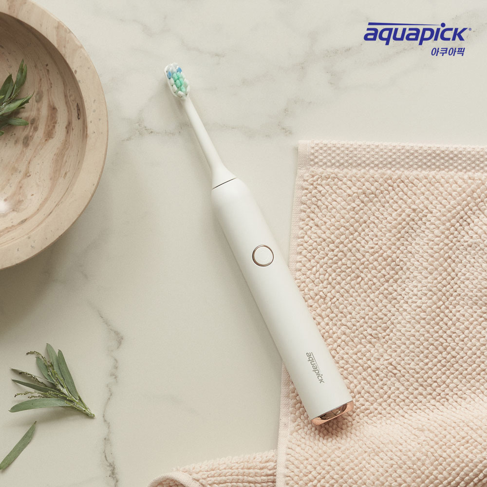 [아쿠아픽] 음파 전동 칫솔 AQ-102