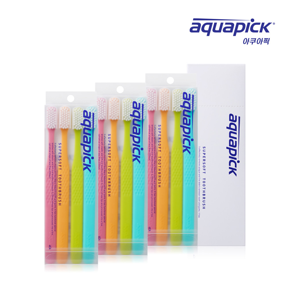 [아쿠아픽] 슈퍼 소프트 칫솔 AQ-60
