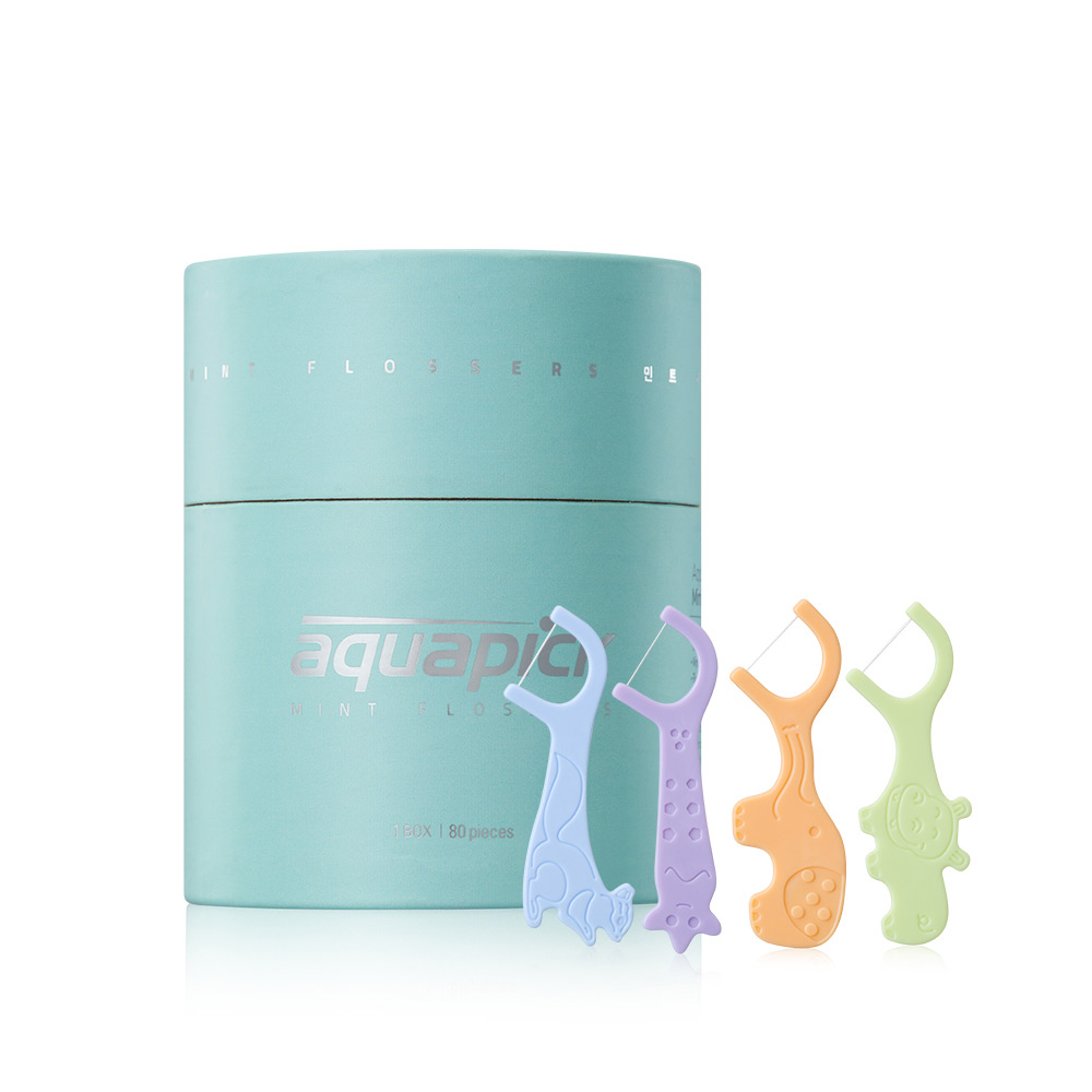 [아쿠아픽] 민트 치실 AQ-80