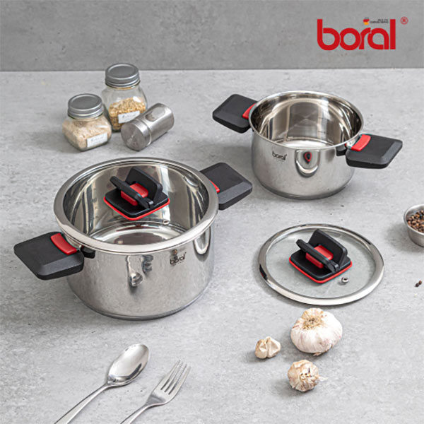 [보랄] 접이식 스텐 냄비세트 4P BR-FH04P