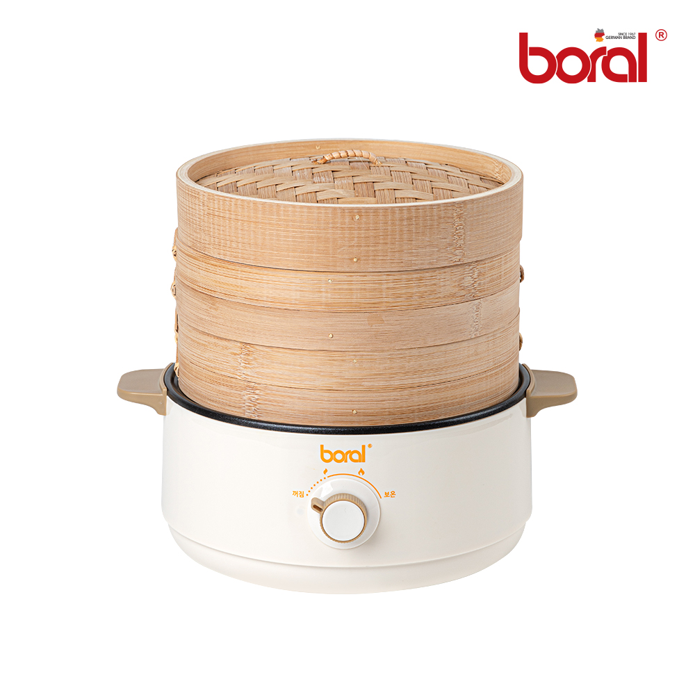 [보랄] 더 쉐프 대나무 찜기 & 멀티쿠커 BR-P200L