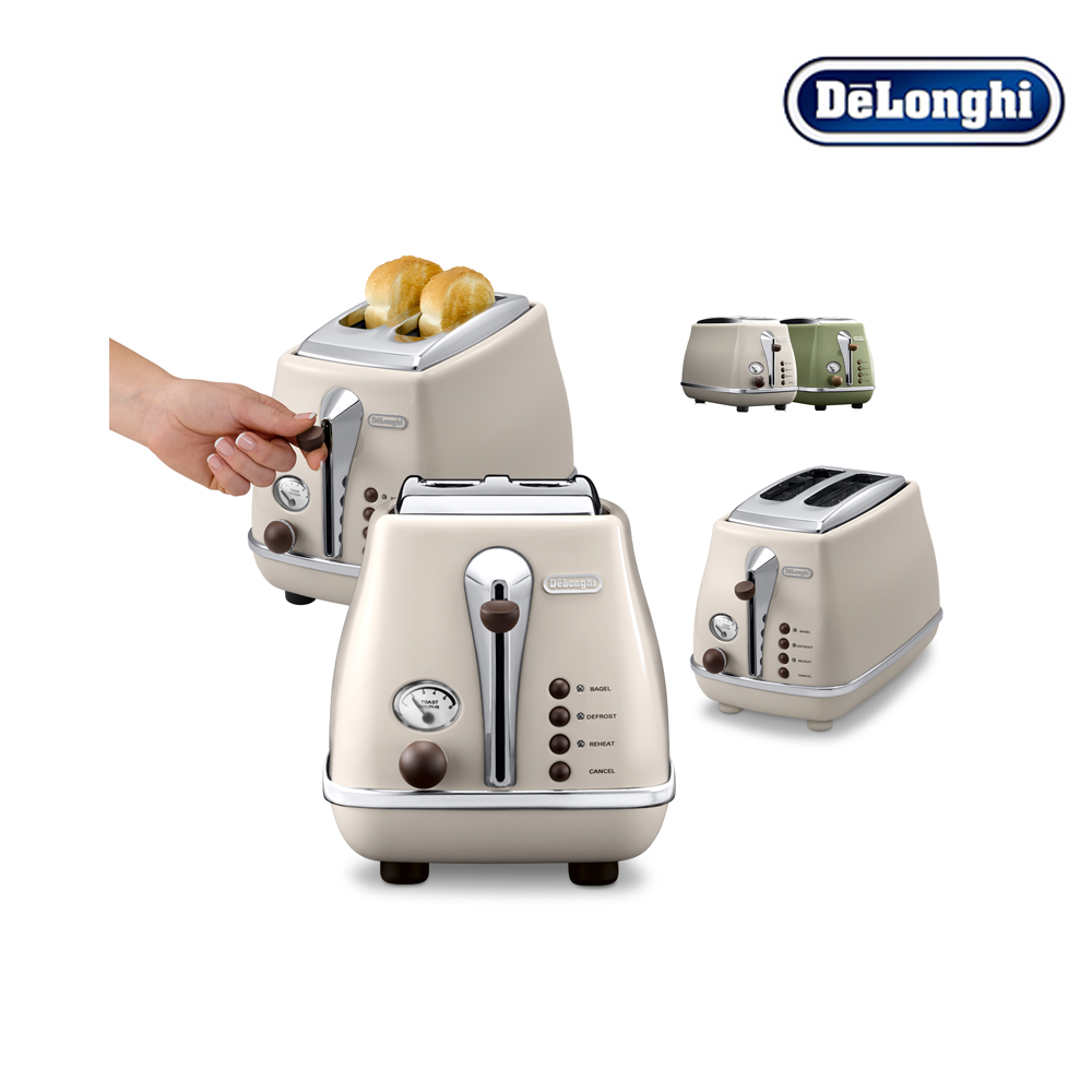 [드롱기] 아이코나 빈티지 토스터기 CTOV2003