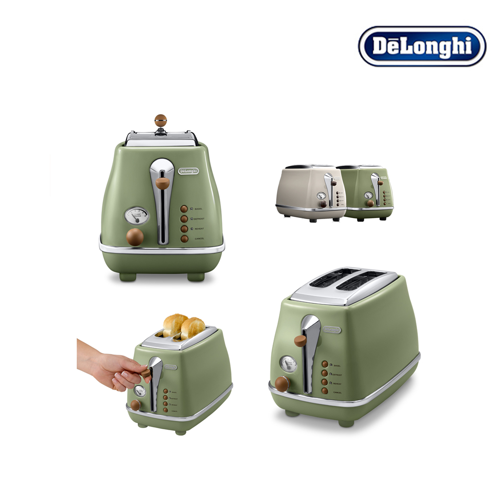 [드롱기] 아이코나 빈티지 토스터기 CTOV2003