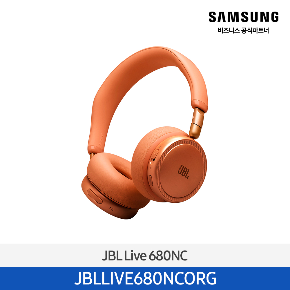 [삼성전자] JBL Live 680NC 무선 헤드폰 JBLLIVE680NCORG