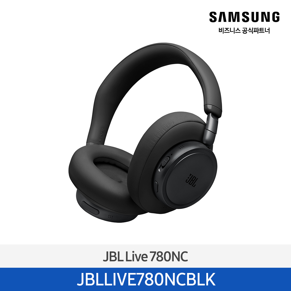 [삼성전자] JBL Live 780NC 무선 헤드폰 JBLLIVE780NCBLK