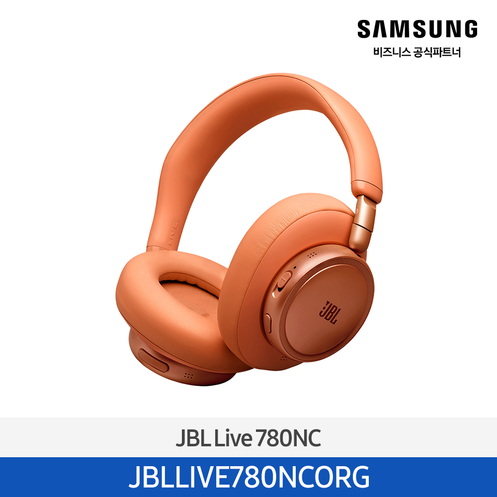 [삼성전자] JBL Live 780NC 무선 헤드폰 JBLLIVE780NCORG