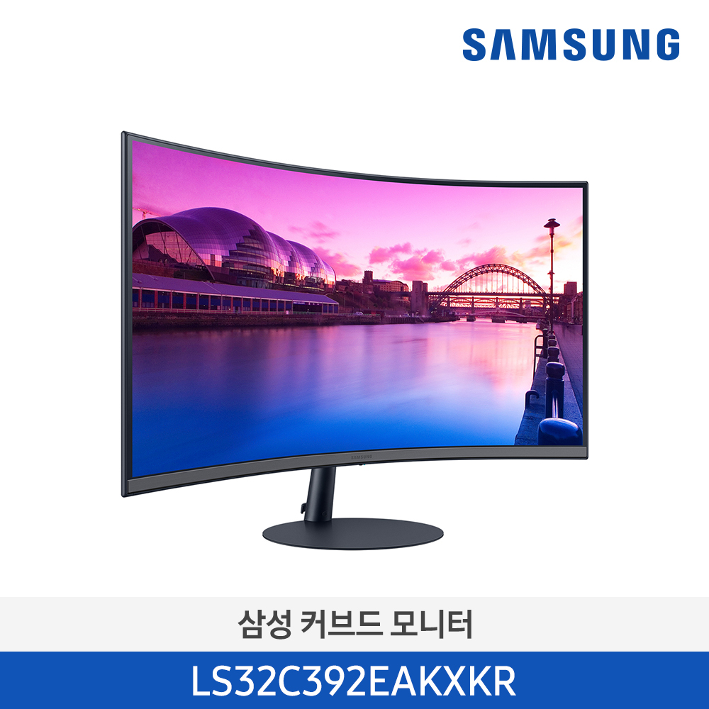 [삼성전자] 커브드  모니터 LS32C392EAKXKR