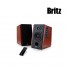 [Britz] 브리츠 2채널 블루투스 북쉘프 스피커 BR-1700BT